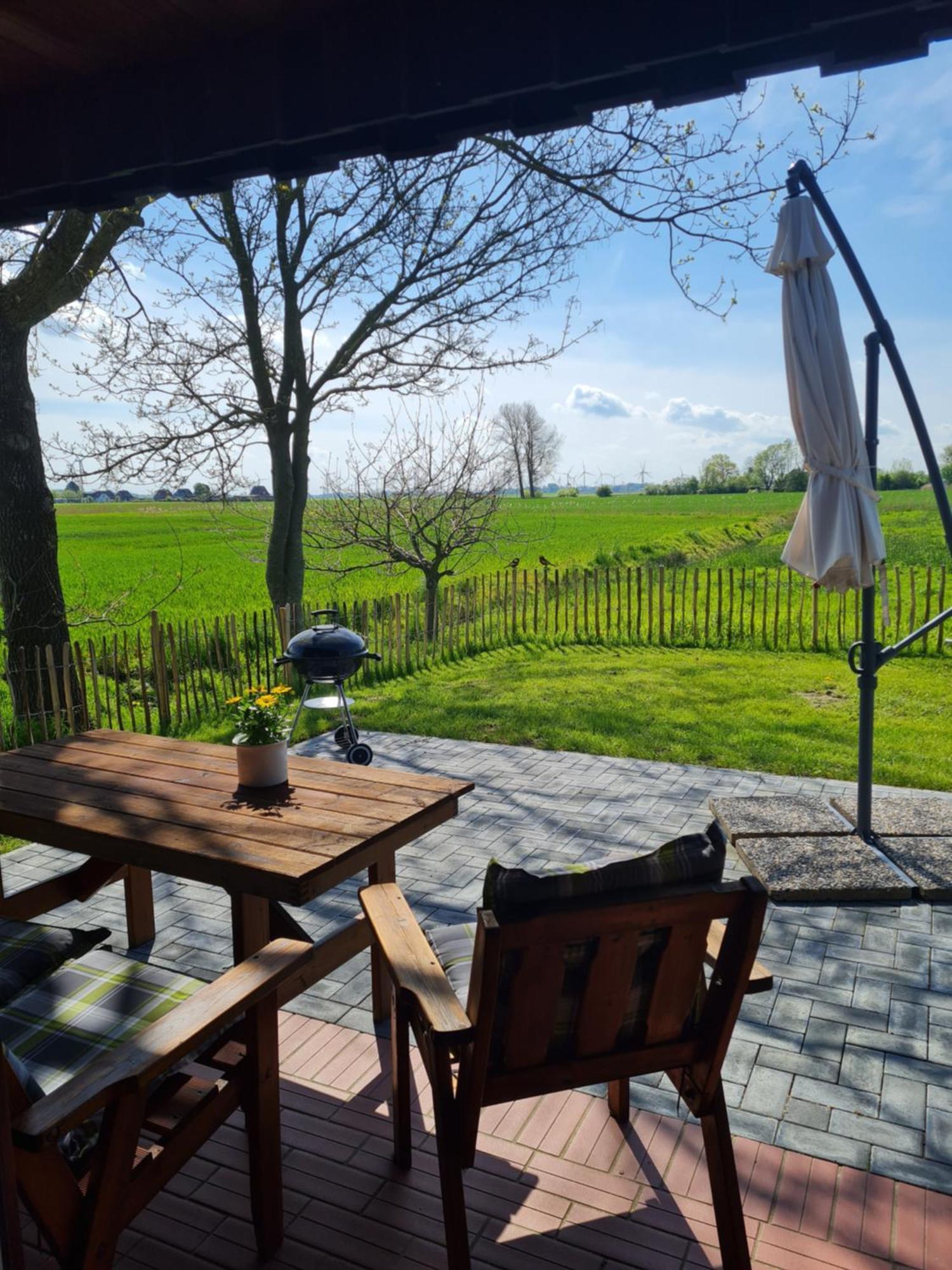 Ferienhaus Weitblick Busenwurth Esterno foto